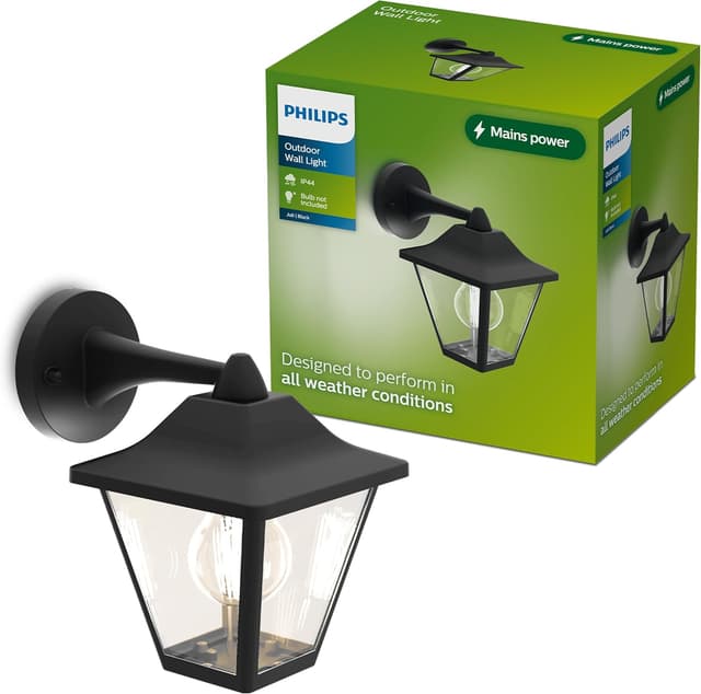 Detalle de Philips Juli Aplique Exterior LED IP44 Negro
