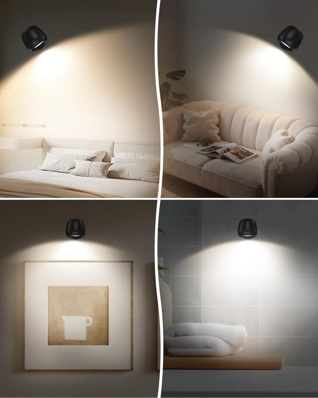 Thumbnail 6 de Rechargeable LED Up and Down Wall Lights 2 Pack