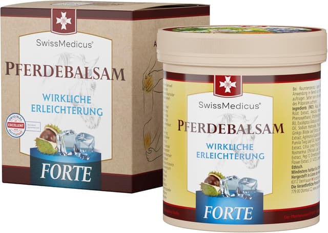 Detalle de SwissMedicus Pferdebalsam mit 500 ml