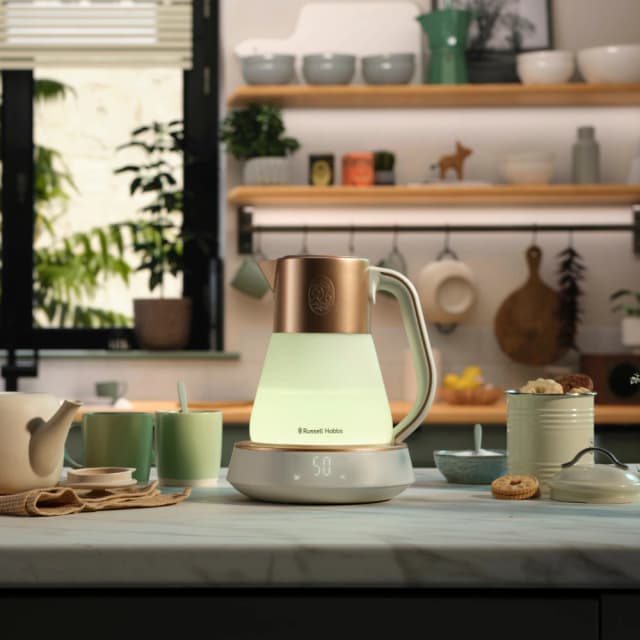 Detalle 1 de Russell Hobbs Calm hervidor 1,7 litros cristal mateado