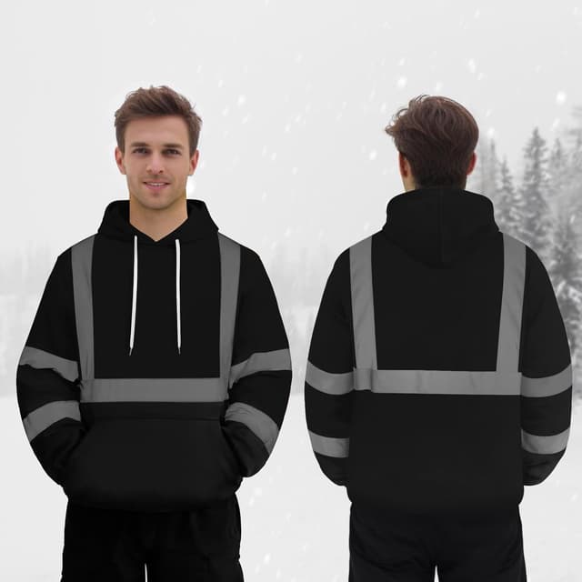 Detalle 2 de Graunton Hi-Vis Hoodie für Herren