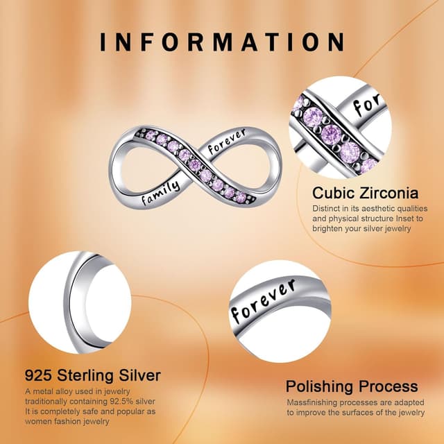 Detalle de Rimgoris charm in argento 925 per bracciali e collane con cuore/lock&key “I love you”