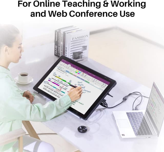 Detalle 2 de HUION KAMVAS 22 Graphic Drawing Tablet (21.5-inch) with PW517 battery-free stylus