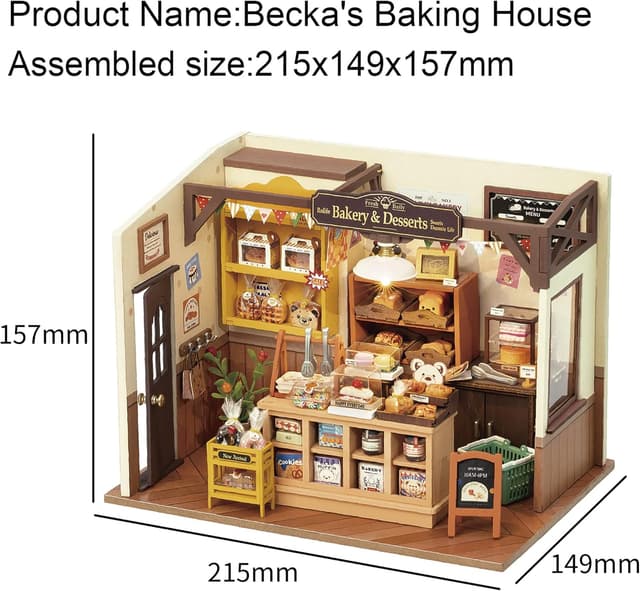 Detalle 2 de Rolife Becka's Baking House Puppenhaus Kit