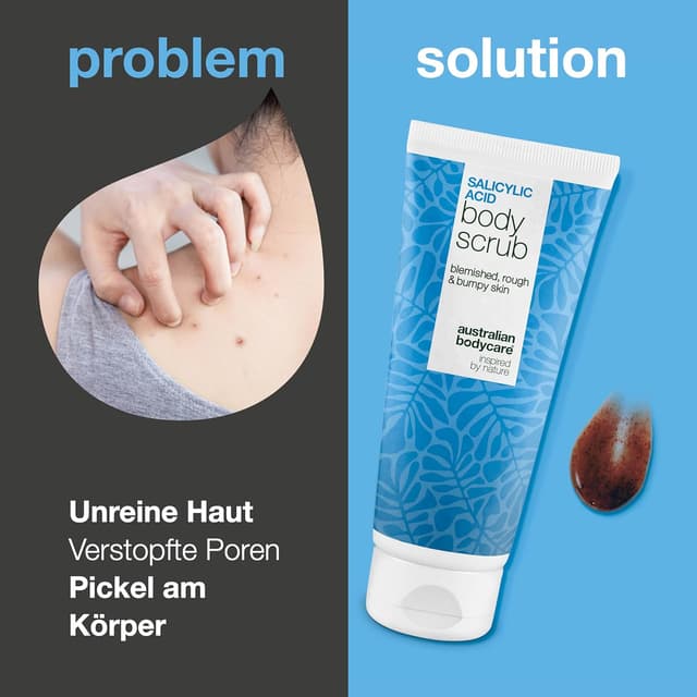 Detalle 2 de Salicylsäure Body Scrub BHA AHA für Körper