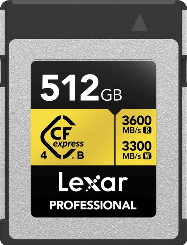 Detalle 2 de Lexar Professional GOLD 4.0 CFexpress Type B 512 GB Speicherkarte
