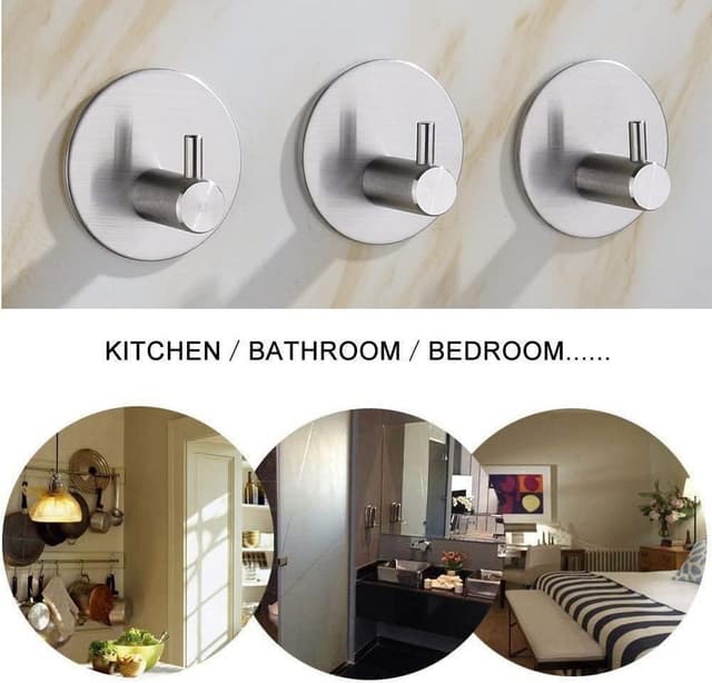 Thumbnail 5 de ZUIMENG Ganci Adesivi 4 pezzi 7 kg