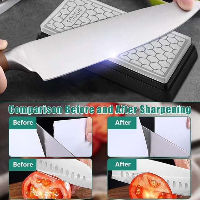 Thumbnail 4 de Aolso Piedra Afilar Diamante Doble Cara 400/1000 🔪