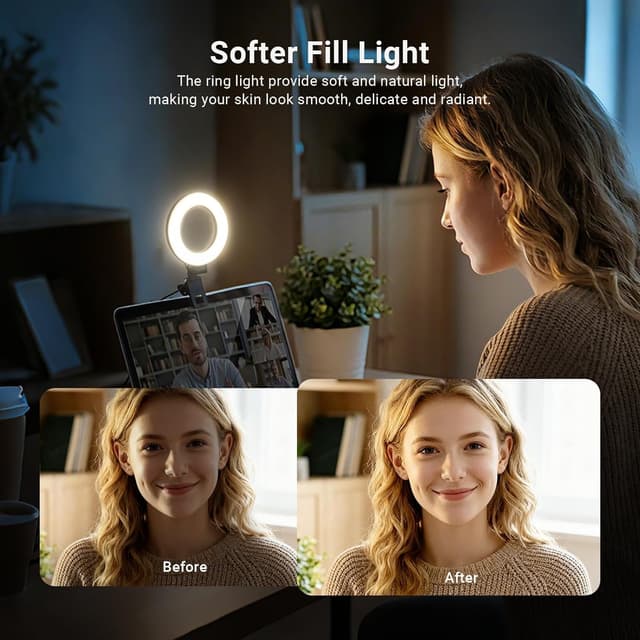 Thumbnail 5 de NEEWER BR60 Ring Light 10W per Vlog