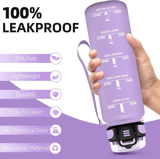 Detalle de HoneyHolly Borraccia 1 litro con cannuccia