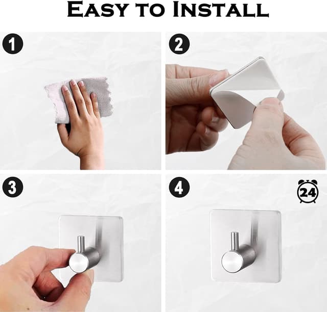 Thumbnail 4 de BillyBath Ganci Adesivi Bagno Cucina 4 pezzi