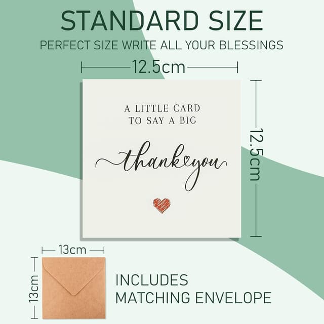 Thumbnail 1 de Thank You Cards Multipack 350GSM with Envelopes