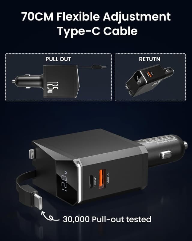 Thumbnail 2 de Caricabatterie Auto 125W USB C