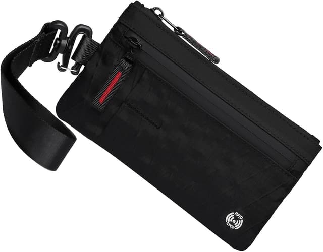 Imagen de DiULi Carteras RFID Antirrobo Grande negro 🎒 en OfertitasTOP