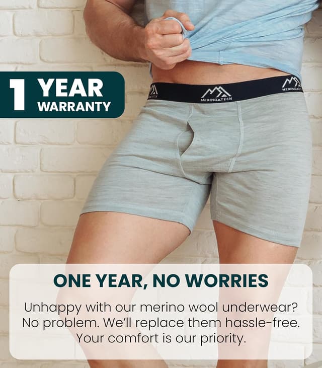 Detalle 1 de Boxer lana merino 100% Merino.tech