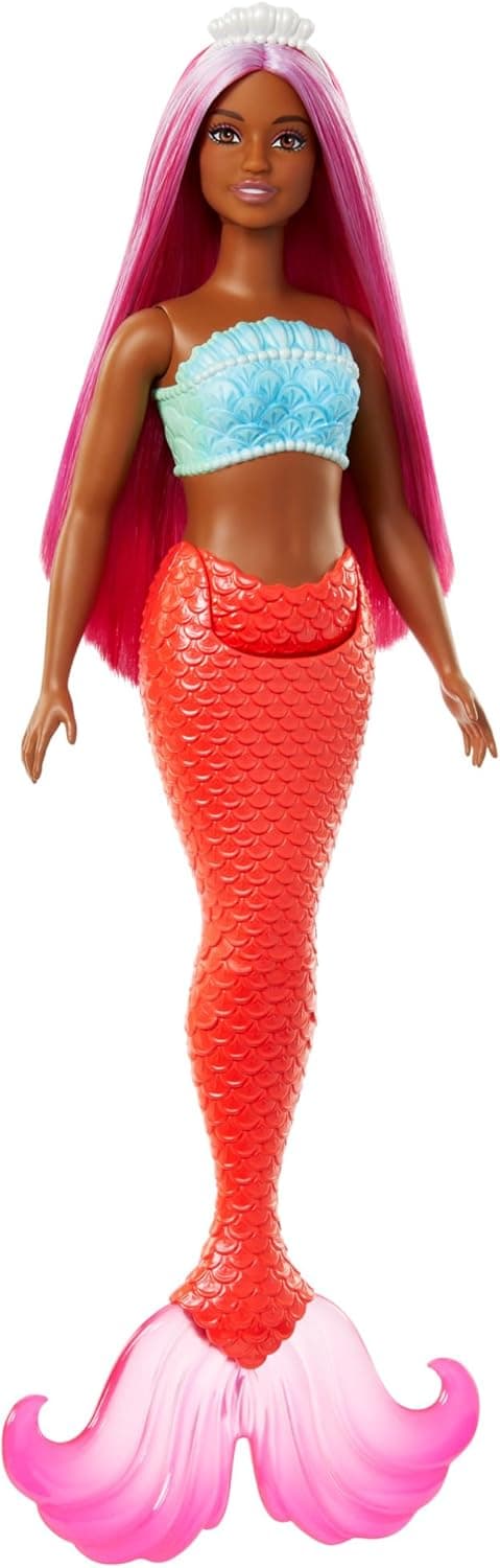 Detalle 1 de Barbie Mermaid Doll HRR04 with fantasy hair