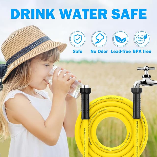 Thumbnail 6 de CircleRiver 50FT RV Drinking Water Hose (5/8 in) with Storage Bag