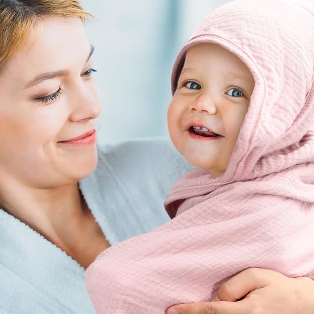 Thumbnail 5 de Peepeemax Kapuzenhandtuch Baby 76x76 cm 🎀