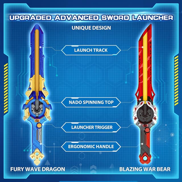 Detalle 2 de Infinity NADO Peonza Battle Arena Set 2 piezas