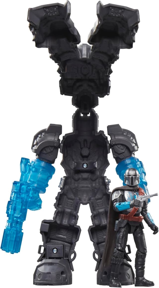 Detalle 2 de Star Wars Hasbro Epic World of Action Mech Force Suit ispirato a Il Mandaloriano (action figure da 10 cm)