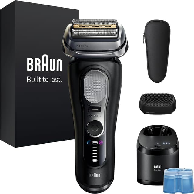 Detalle de Braun Serie 9 Pro + Stazione SmartCare 6in1 (Serie 9690cc) rasoio barba Wet&Dry 60 min, nero