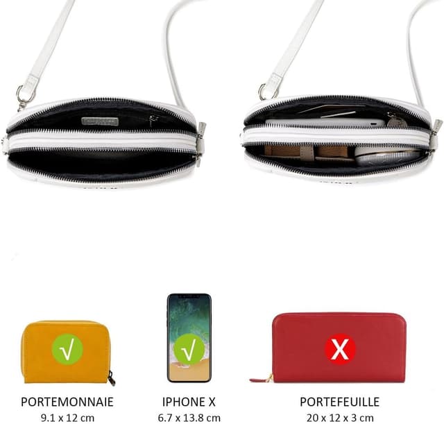 Thumbnail 4 de David Jones Petit sac bandoulière 21 cm