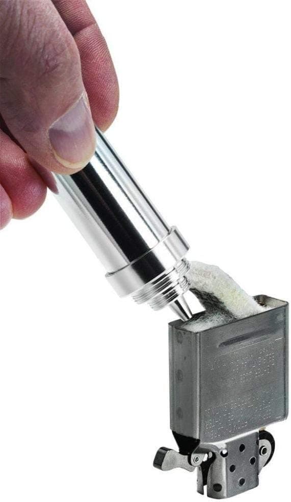 Detalle de Zippo 121503 Power Kit portachiavi in alluminio silver, con custodia in metallo