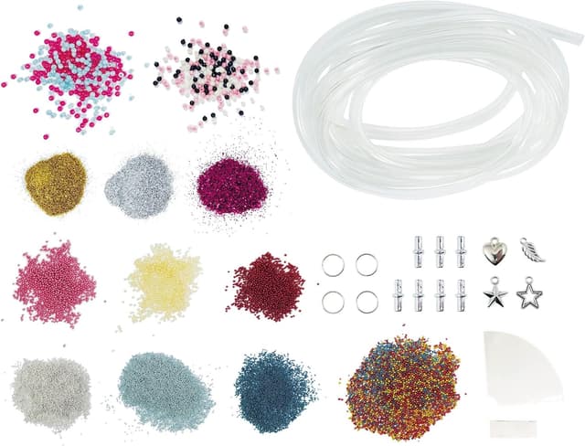 Detalle de BUKI BE105 Be Teens Schmuck mit Pailletten – Bastel-Set für eigene Schmuckstücke