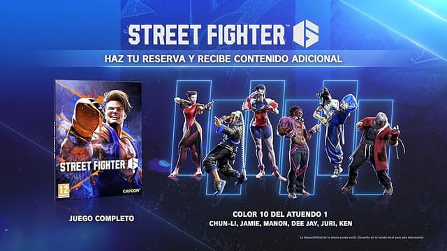 Detalle de Street Fighter 6 Lentic Edición - PS5 IT/ESP