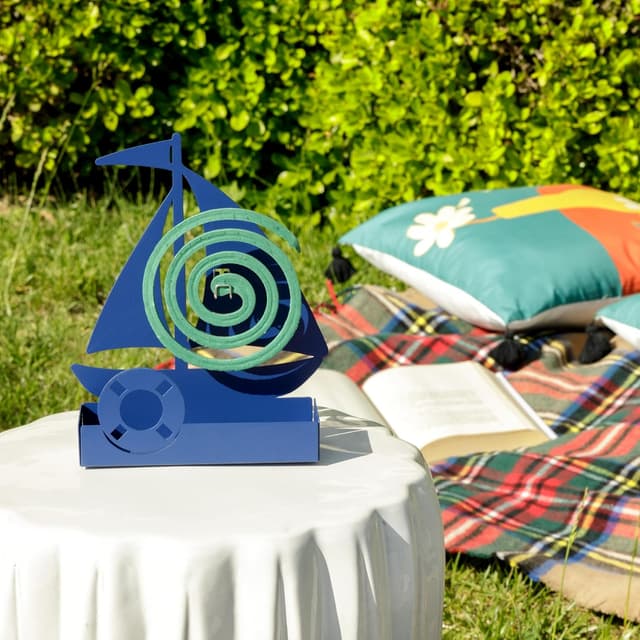 Thumbnail 5 de Baroni Home Porta Zampirone barca blu 17x5x18 cm