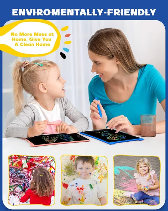 Detalle de bravokids 10-inch LCD Writing Tablet for Kids 🧩