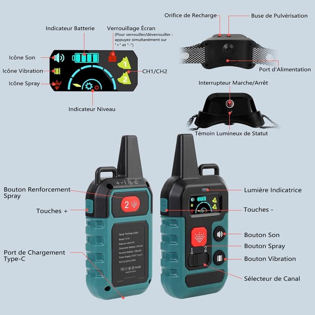 Thumbnail 3 de Collier de dressage 300 m Vert Foncé