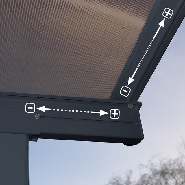 Thumbnail 3 de CANOPIA Capri pérgola 6 mm policarbonato 15%