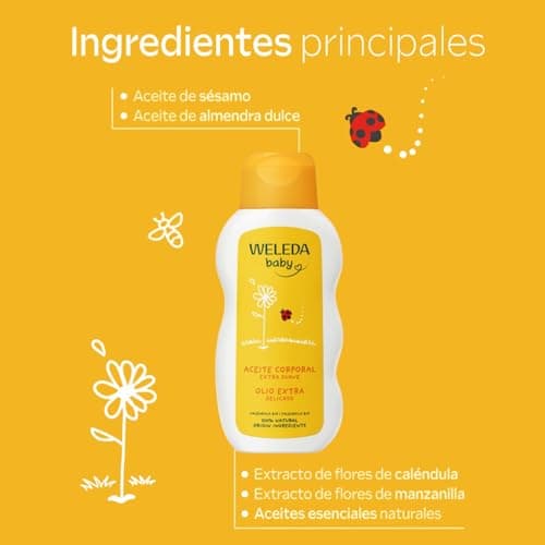 Detalle 2 de Weleda Aceite Caléndula Bebé 200 ml