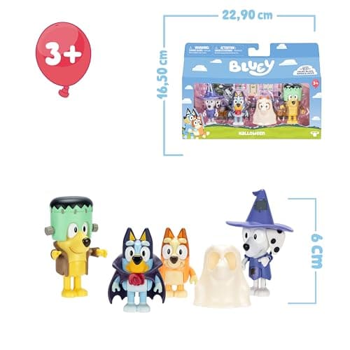 Detalle 2 de Famosa Bluey Pack 4 Figuras articuladas, 4 unidades