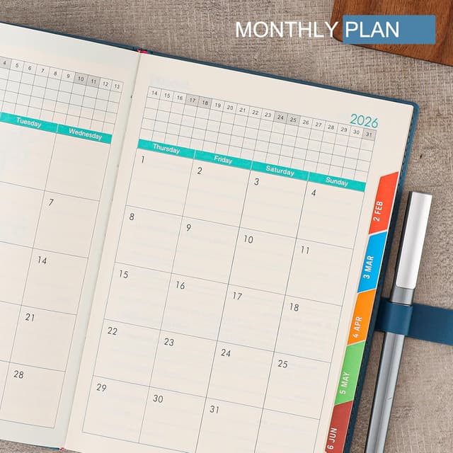 Detalle 2 de Mcdsuc A5 2026 daily planner diary