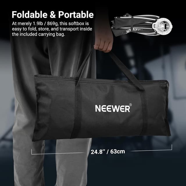 Thumbnail 6 de Neewer 25.6in Octagonal Softbox for Bowens