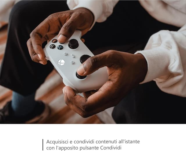 Detalle de Xbox Controller Wireless Robot White One (Series X|S) per Windows 10/11, Android e iOS