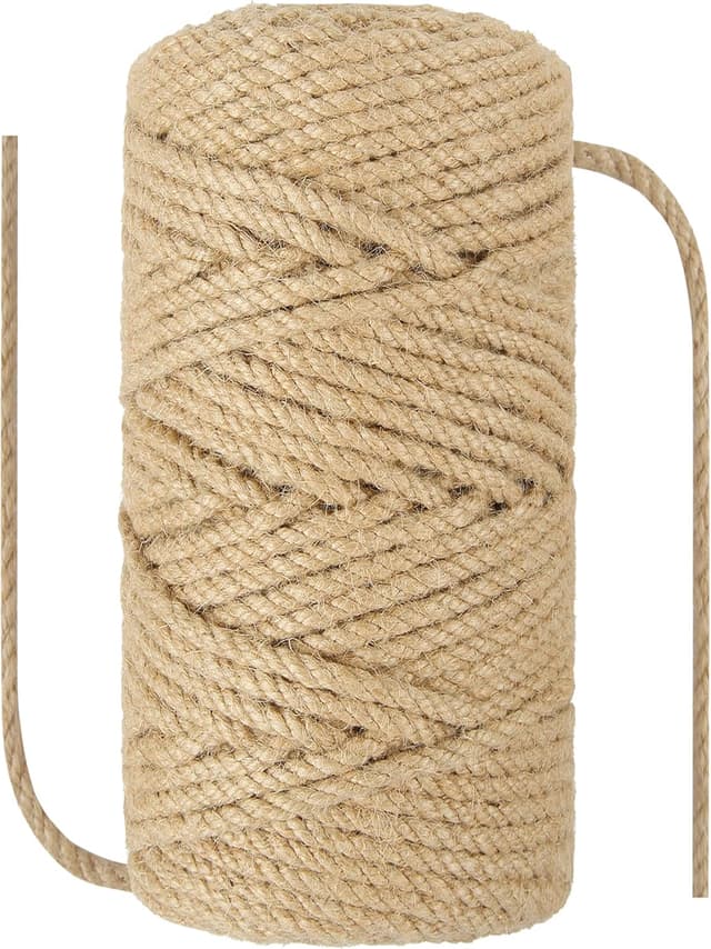 Thumbnail 6 de NorthPada 1/4 in (6 mm) Natural Sisal Hemp Rope Twine, 328 Ft (100 Meters) — Heavy-Duty for Cat Scratchers, Outdoor Use & DIY