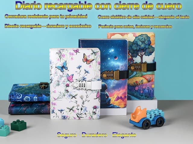 Thumbnail 4 de HwxBen cuaderno con candado A5 244 páginas