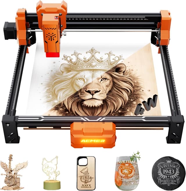 Imagen de ACMER S2 4W Laser Graviermaschine 300x300mm en OfertitasTOP