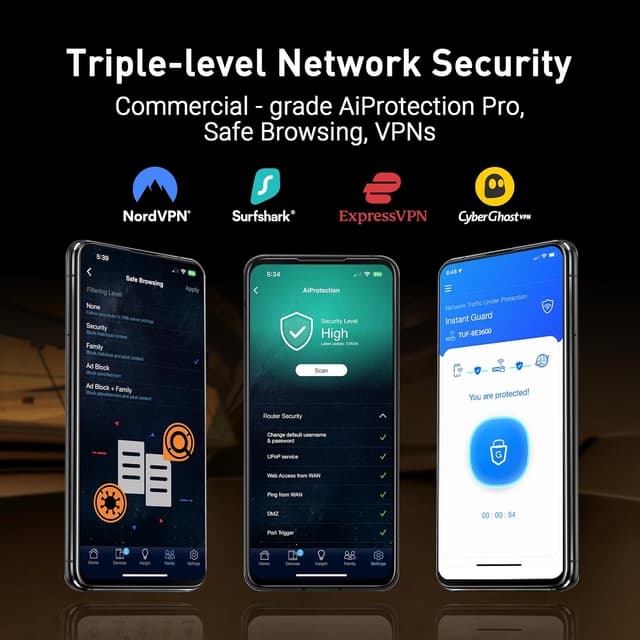 Thumbnail 4 de ASUS TUF-BE6500 routeur Wi‑Fi 7 gaming 6500 Mbps