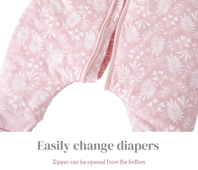 Thumbnail 6 de Chilsuessy Baby-Schlafsack mit Füßen 2er-Pack, 2,5 Tog – weicher Baumwoll-Schlafsack für Kinder (75–85 cm)