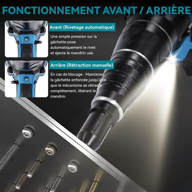 Thumbnail 4 de Yofidra Pistolet à riveter 20000 N