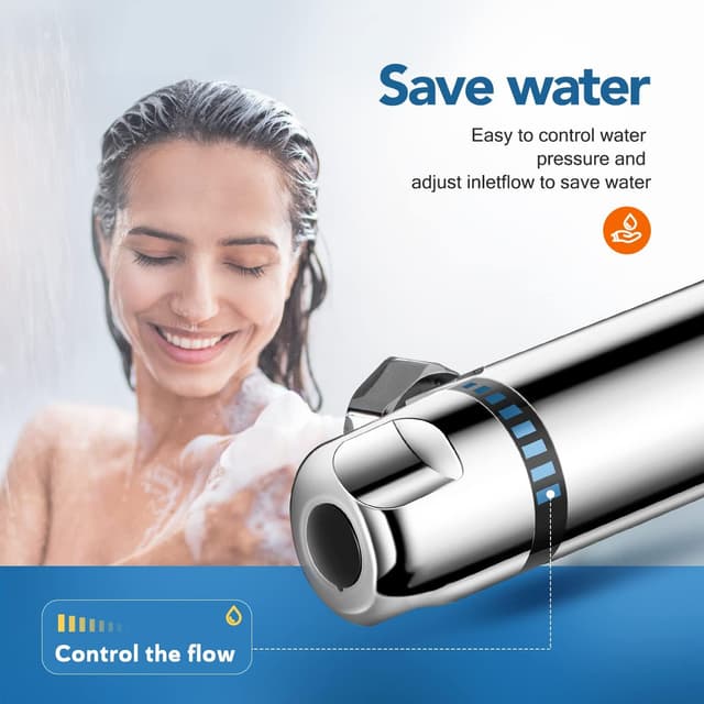 Detalle 2 de Mitigeur de douche thermostatique 38 °C en laiton avec bouton de sécurité