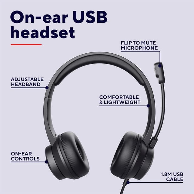 Detalle 2 de Trust Roha II USB Headset 1.8m