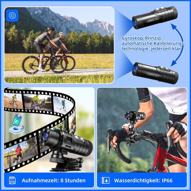 Thumbnail 3 de AIKER Dash cam Moto Professionale 1080P