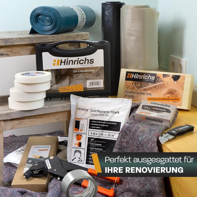 Thumbnail 6 de Hinrichs Malervlies 5m² 180g/m² Bodenschutz