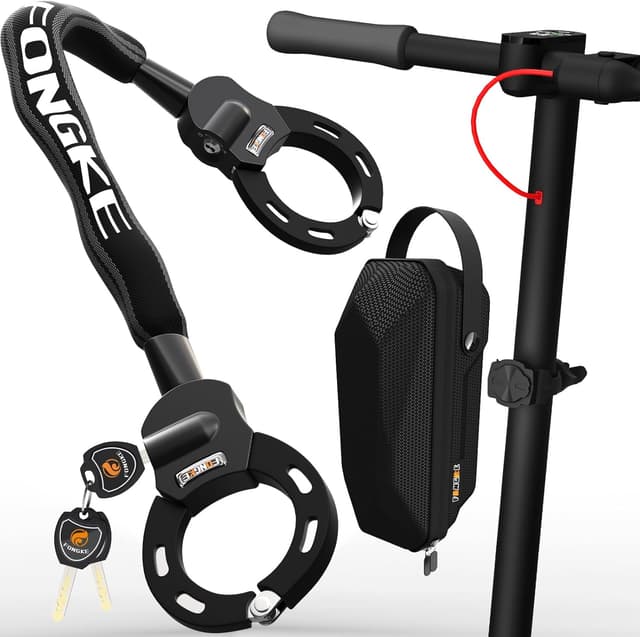 Detalle de FONGKE E-Scooter Schloss 8 mm Kettenschloss