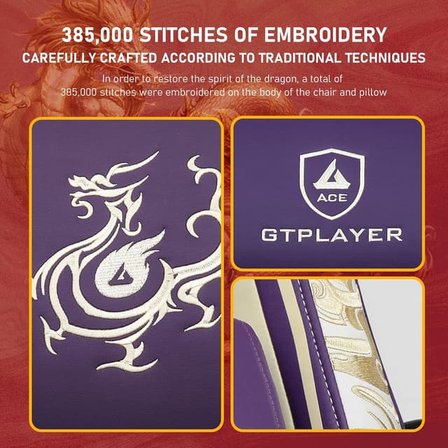 Thumbnail 6 de GTPLAYER Sedia gaming ergonomica Viola